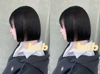 ショート ボブ レイヤー 透明感カラー🎀そらのヘアスタイル