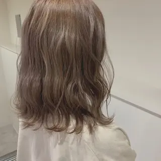 ミディアム カラー 清水 亮太／赤み消しカラーのヘアスタイル