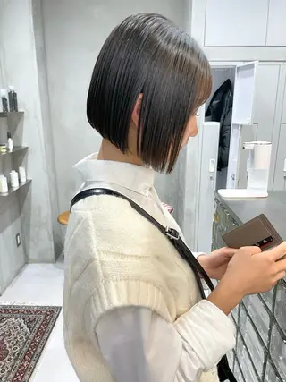 ショート カラー 華 /ショート/ボブのヘアスタイル