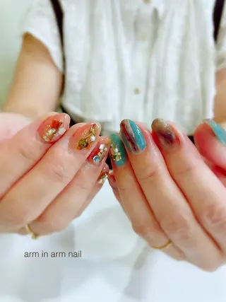 ネイル arm in arm ︎✿Yamamotoのマツエク・マツパデザイン