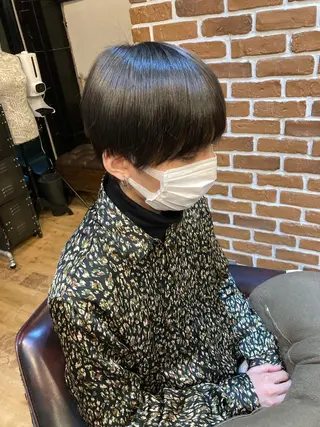 メンズ ✨色持ちの良い艶 カラー✨蟹江真世のヘアスタイル