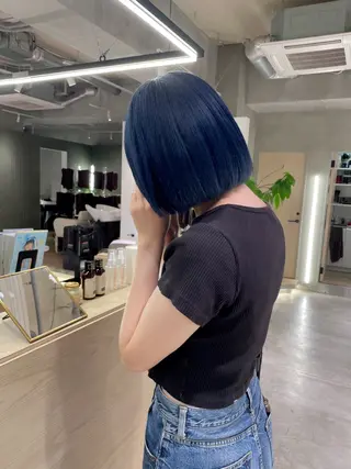 カラー hana🍑 ブリーチなしピンクのヘアスタイル