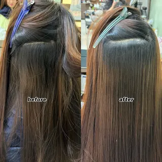 ロング 森川 彩花のヘアスタイル