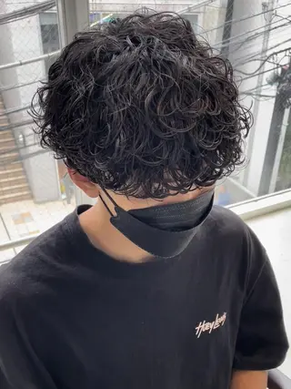 ショート パーマ メンズ SENTA✨メンズ パーマ✨fifth栄のヘアスタイル