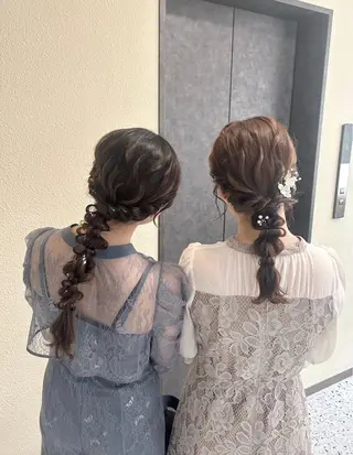 ヘアアレンジ エクステ&ヘアセット Milaのヘアスタイル