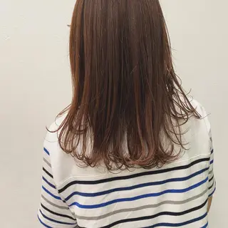 ミディアム カラー 安藤 翔平のヘアスタイル