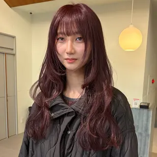 ロング カラー ☪️ブリーチ特化施術 /レイヤー🪽aiのヘアスタイル