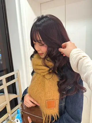ロング カラー まろやか艶ベージュ 🧸🪞Honoのヘアスタイル