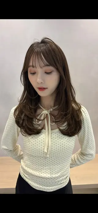 ロング レイヤーカット🎀 rina🎀のヘアスタイル