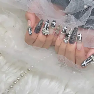 ネイル Blue daisy RIN🎀のネイルデザイン