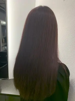 ロング カラー 透明感カラー栄 みゆのヘアスタイル