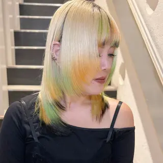 セミロング レイヤーカット⭐️ 桑原 日花理のヘアスタイル