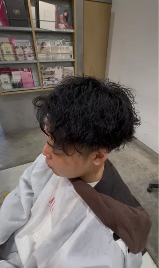 パーマ メンズ ✄メンズ特化🫧 保坂一真のヘアスタイル