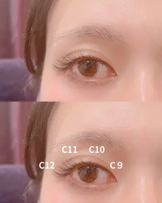 マツエク・マツパ Pure Soul Eyelashのマツエク・マツパデザイン