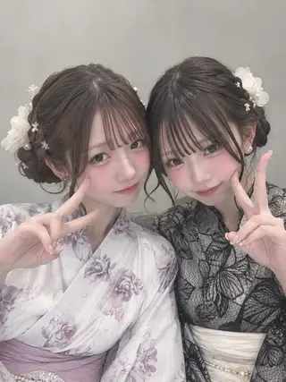 ロング 推し活アレンジ🎀 艶カラー¦nanoのヘアスタイル