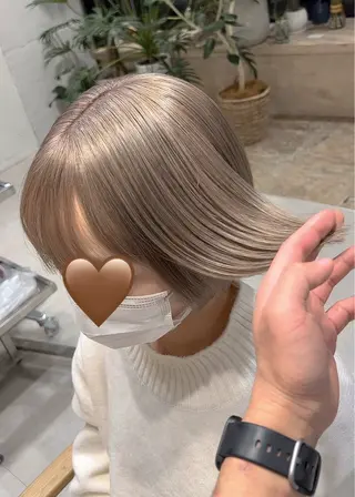 ショート カラー 🌓ショート/ウルフ /ハイトーン/大夢のヘアスタイル