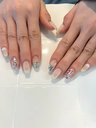 ネイル nailist mana𖤐´-のネイルデザイン