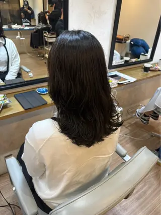 ミディアム 韓国ヘアー🇰🇷 MIWAのヘアスタイル