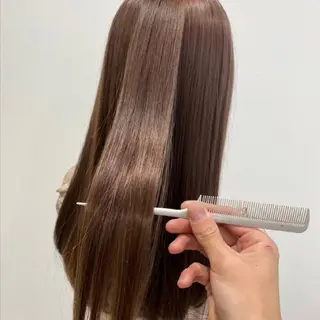 ミディアム カラー 🤍💕ブリーチカラ ーAyaka💕🤍のヘアスタイル