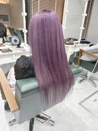 カラー ロング モテ髪透明感❤️ デイズヘアカラーのヘアスタイル