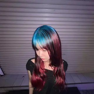 カラー 原宿デザインカラー★ チェウォンのヘアスタイル