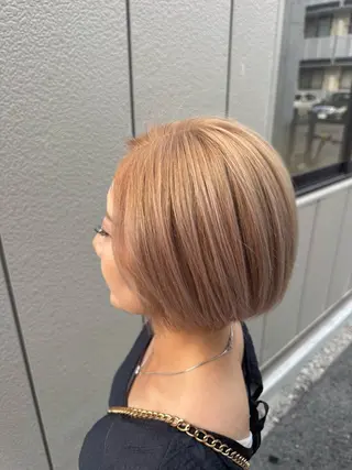ショート カラー ヘアアレンジ 佐々木 まゆかのヘアスタイル