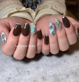 ネイル ネイルルームリッカ 𝐦𝐚𝐲𝐮のネイルデザイン