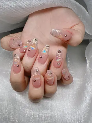 ネイル Lee Nails チップ長さだし専門店のネイルデザイン