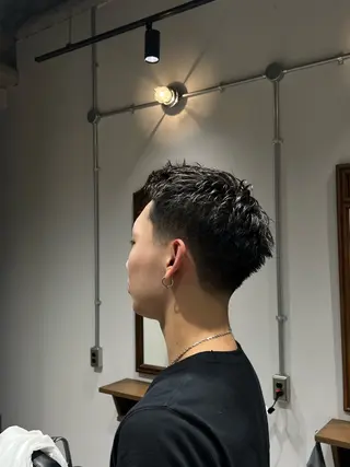 ショート メンズ 渡邉 真也のヘアスタイル