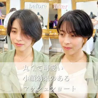 ショート 👑銀座ショート/ 絶壁補正/金子涼👑のヘアスタイル