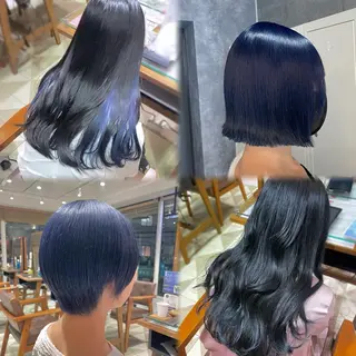 ショート カラー ʜᴀʀᴜᴋᴀ♱メンズ ウルフ/ブリーチのヘアスタイル