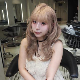 ロング レイヤー/ハイトーン 🤍reina🤍のヘアスタイル