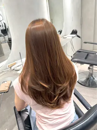 ロング カラー 神崎 琴音のヘアスタイル