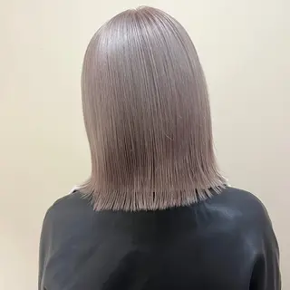 ミディアム カラー 🍀似合わせ ハイトーン🍀あかりのヘアスタイル