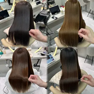 ロング パーマ 透明感カラー/ りおのヘアスタイル