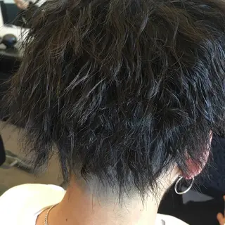 パーマ メンズ 小野岡 潤子のヘアスタイル