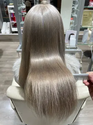 ロング カラー 西村 駿希のヘアスタイル