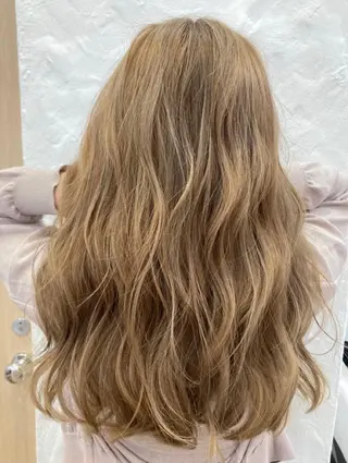 ロング カラー パーマ ヘアアレンジ メンズ キッズ kotona 🤍miuraのヘアスタイル