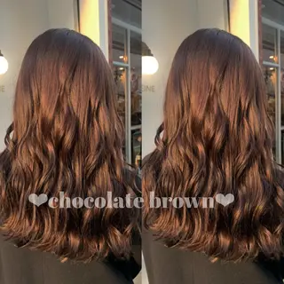 ロング カラー ヘアアレンジ REONA🪽✨薬院 レイヤーカット🫧のヘアスタイル