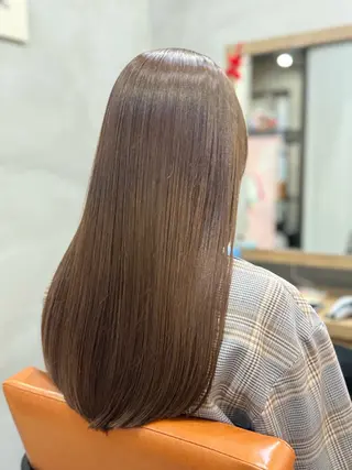 ロング 縮毛矯正&髪質改善 ⭐️OGUのヘアスタイル