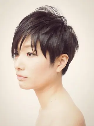 ショート サロンアカデミー 増渕　規泰のヘアスタイル