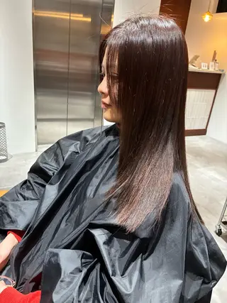 セミロング カラー ヘアアレンジ 💟Opus // Mizuki🐕のヘアスタイル