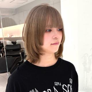 ミディアム カラー ココナ./ 昭島/立川のヘアスタイル
