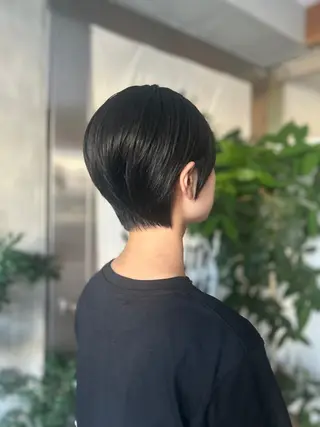 ショート ボブ&寒色🎐ᩚ 短髪 COCOROのヘアスタイル