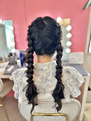 ロング 北本 美幸のヘアスタイル