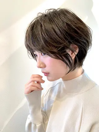 ショート カラー 髪質改善カラー ショートボブ専門のヘアスタイル