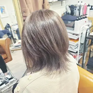 カラー ミディアム spa hair ark 富井直美のヘアスタイル