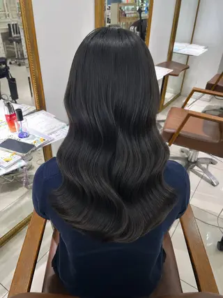 ロング 韓国風・透明感・艶髪 🩵Hanaka◝✩のヘアスタイル
