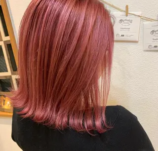セミロング カラー 武田 悠生乃のヘアスタイル