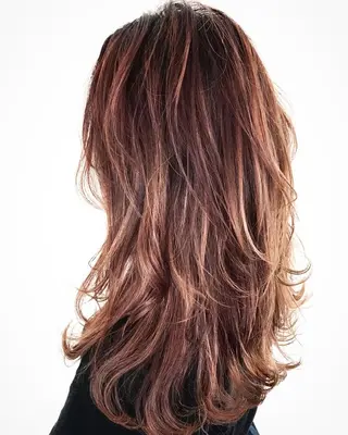 セミロング カラー 髪質改善サロン ARCHE野瀬冬馬のヘアスタイル